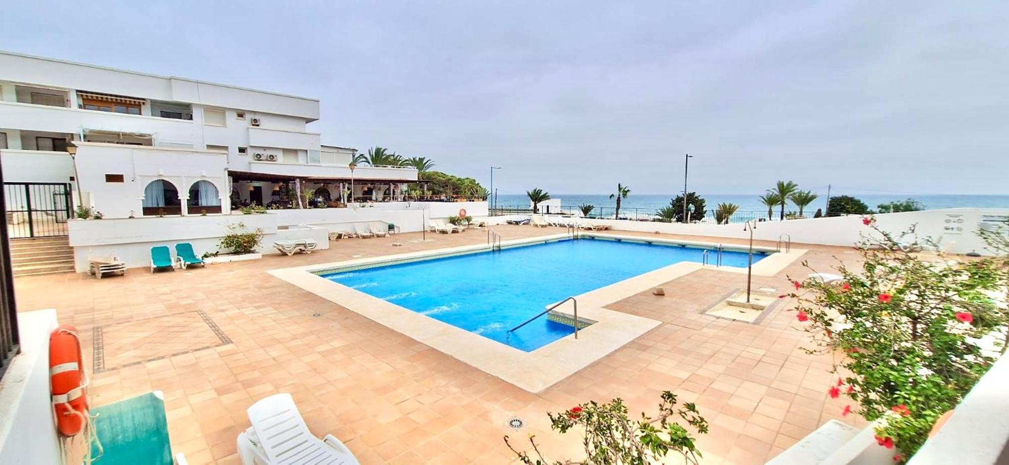Apartamento Villa Azul, 1ª Linea De Playa โมฮาการ์ ภายนอก รูปภาพ