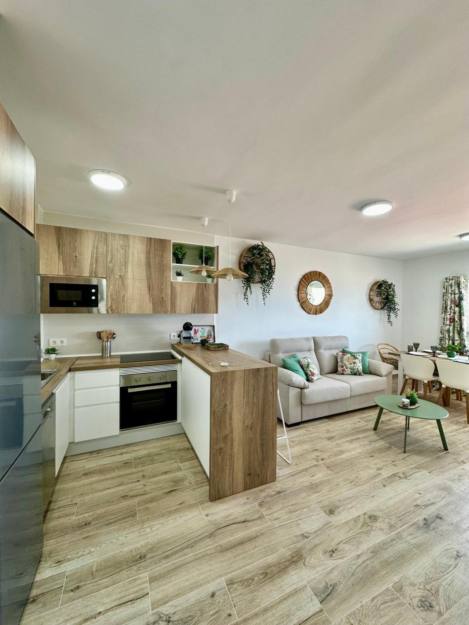 Apartamento Villa Azul, 1ª Linea De Playa โมฮาการ์ ภายนอก รูปภาพ