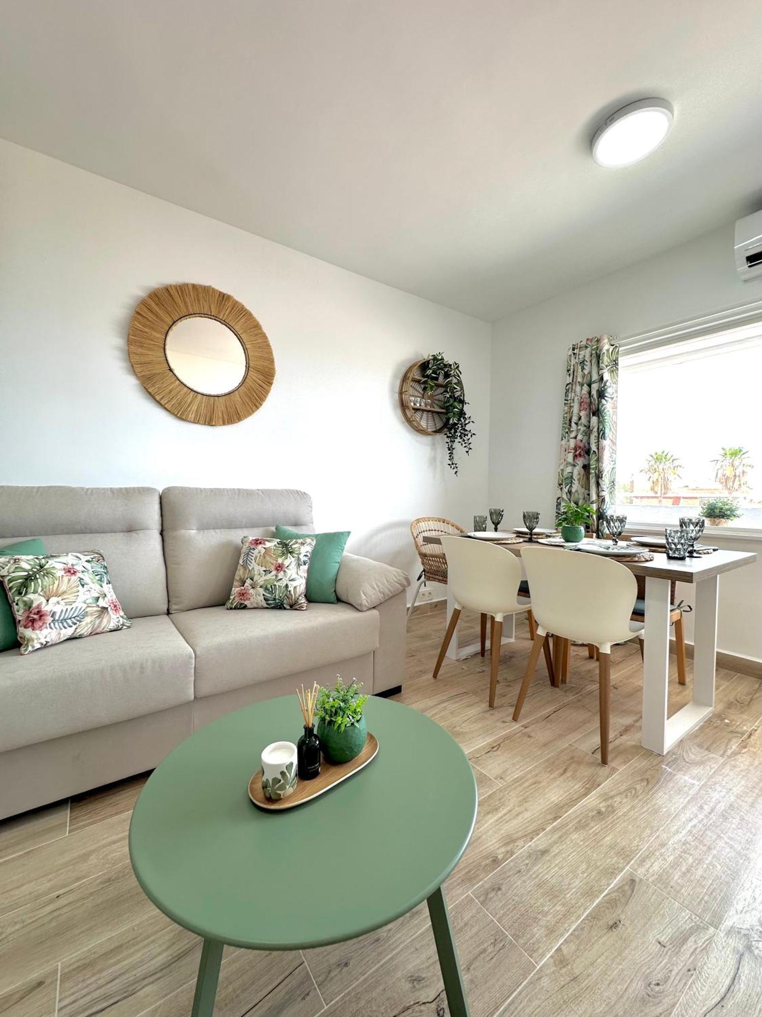 Apartamento Villa Azul, 1ª Linea De Playa โมฮาการ์ ภายนอก รูปภาพ