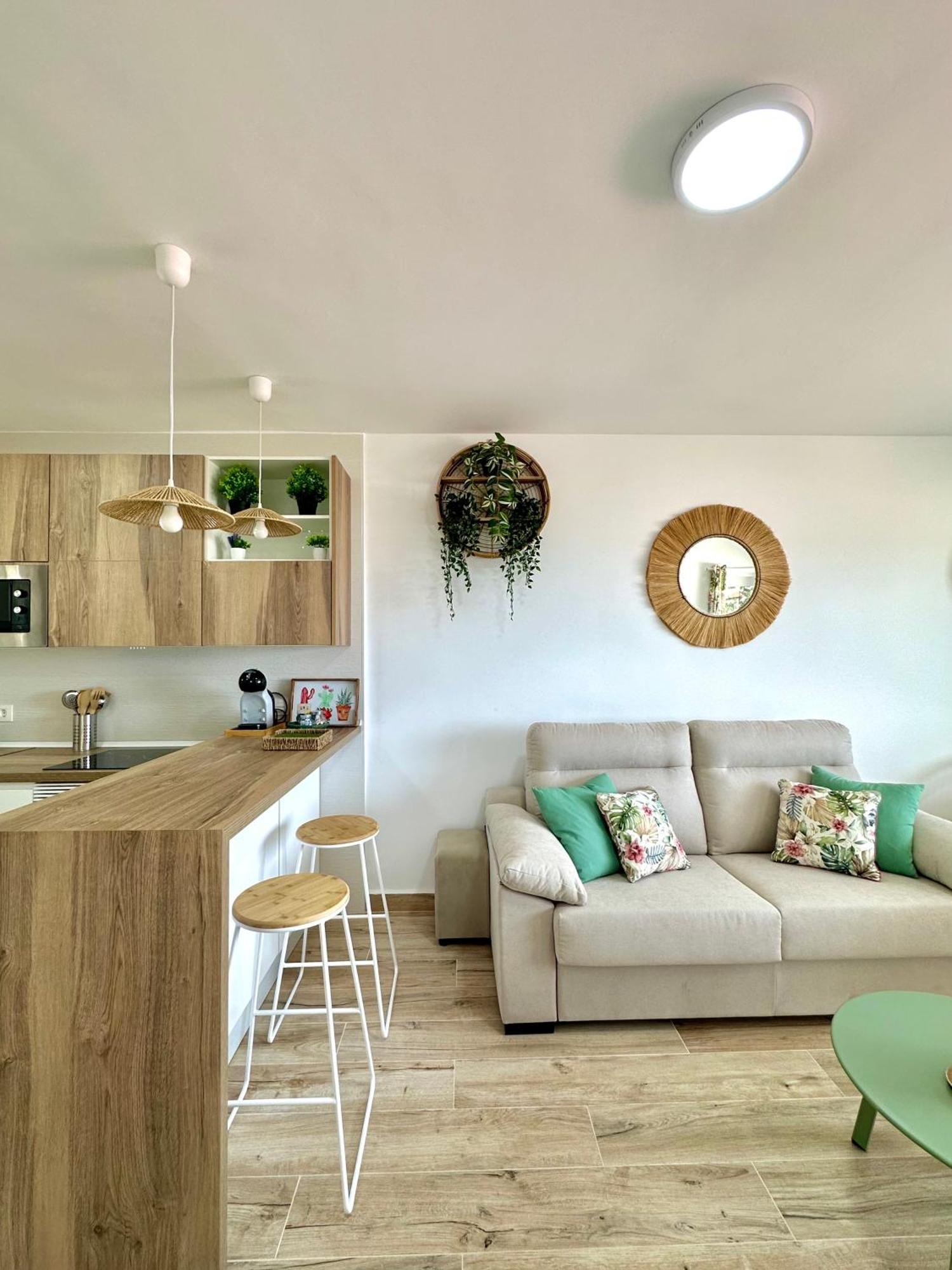 Apartamento Villa Azul, 1ª Linea De Playa โมฮาการ์ ภายนอก รูปภาพ
